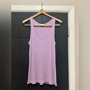 Dries Van Noten Lavender Modal Tank, Size Large
